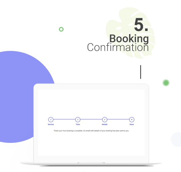 Reservation confirmation